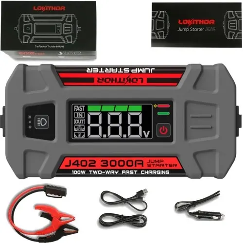 Powerbank Lokithor J402 Jump starter - 3000A 12V 88,8Wh
