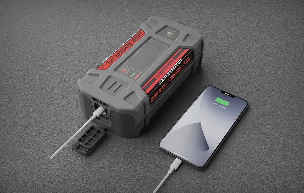 Powerbank Lokithor J402 Jump starter - 3000A 12V 88,8Wh