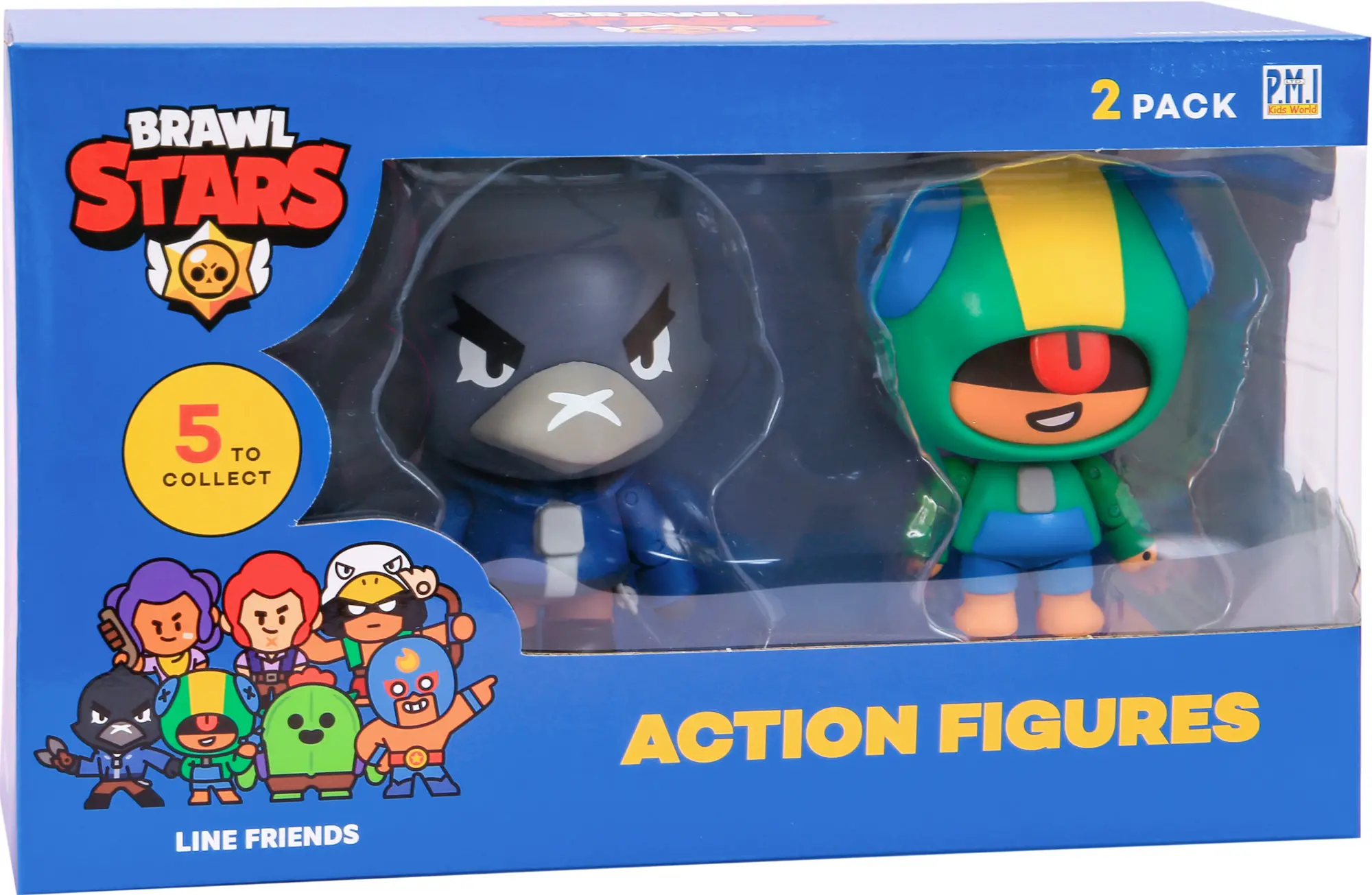 Figurka PMI Kids World Brawl Stars - Crow & Leon BRW6015B