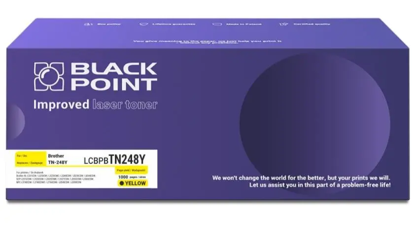 Toner Black Point LCBPBTN248Y (zamiennik TN-248Y) Żółty