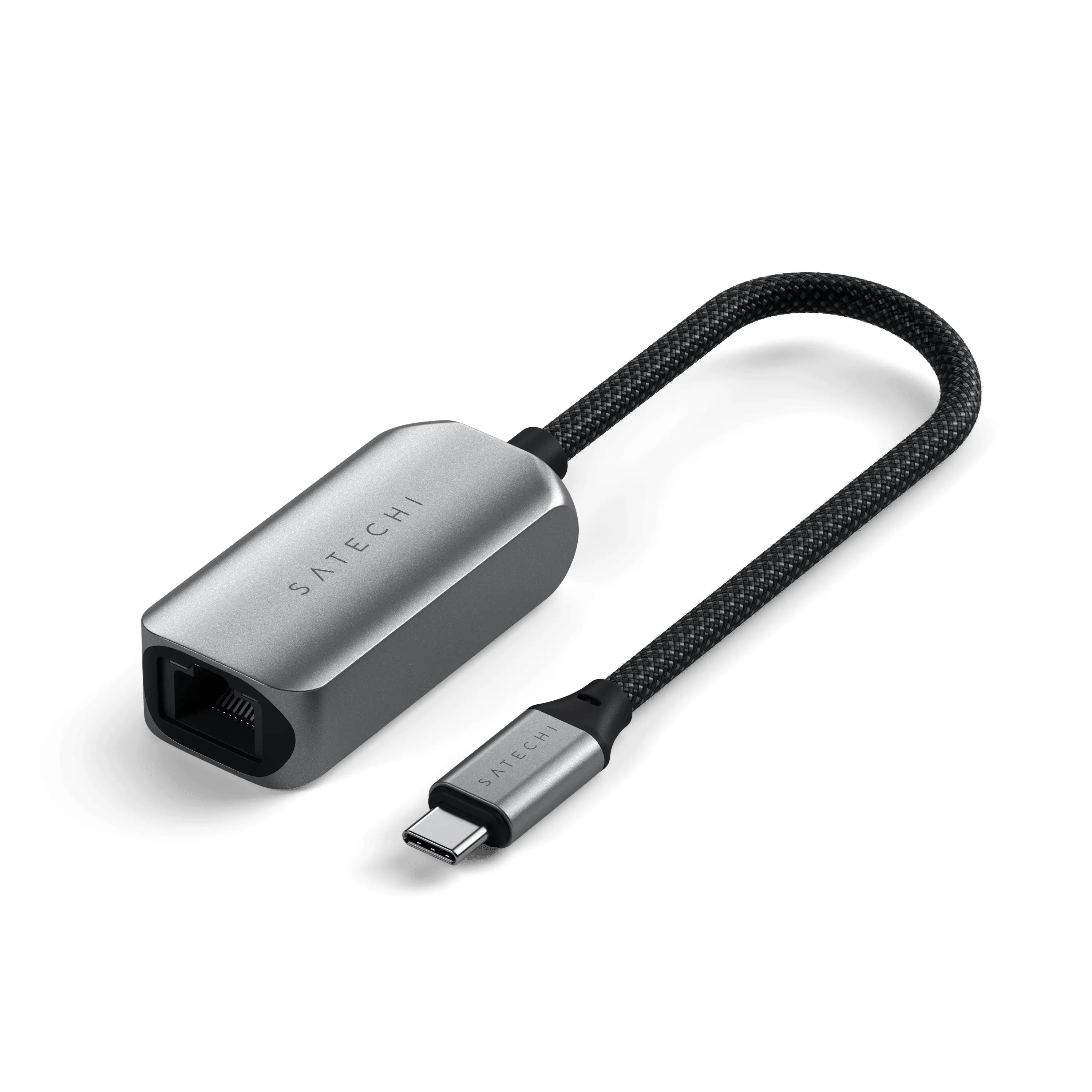 Karta sieciowa Satechi ST-AE25M USB-C 2.5 Gigabit Ethernet Adapter Szary
