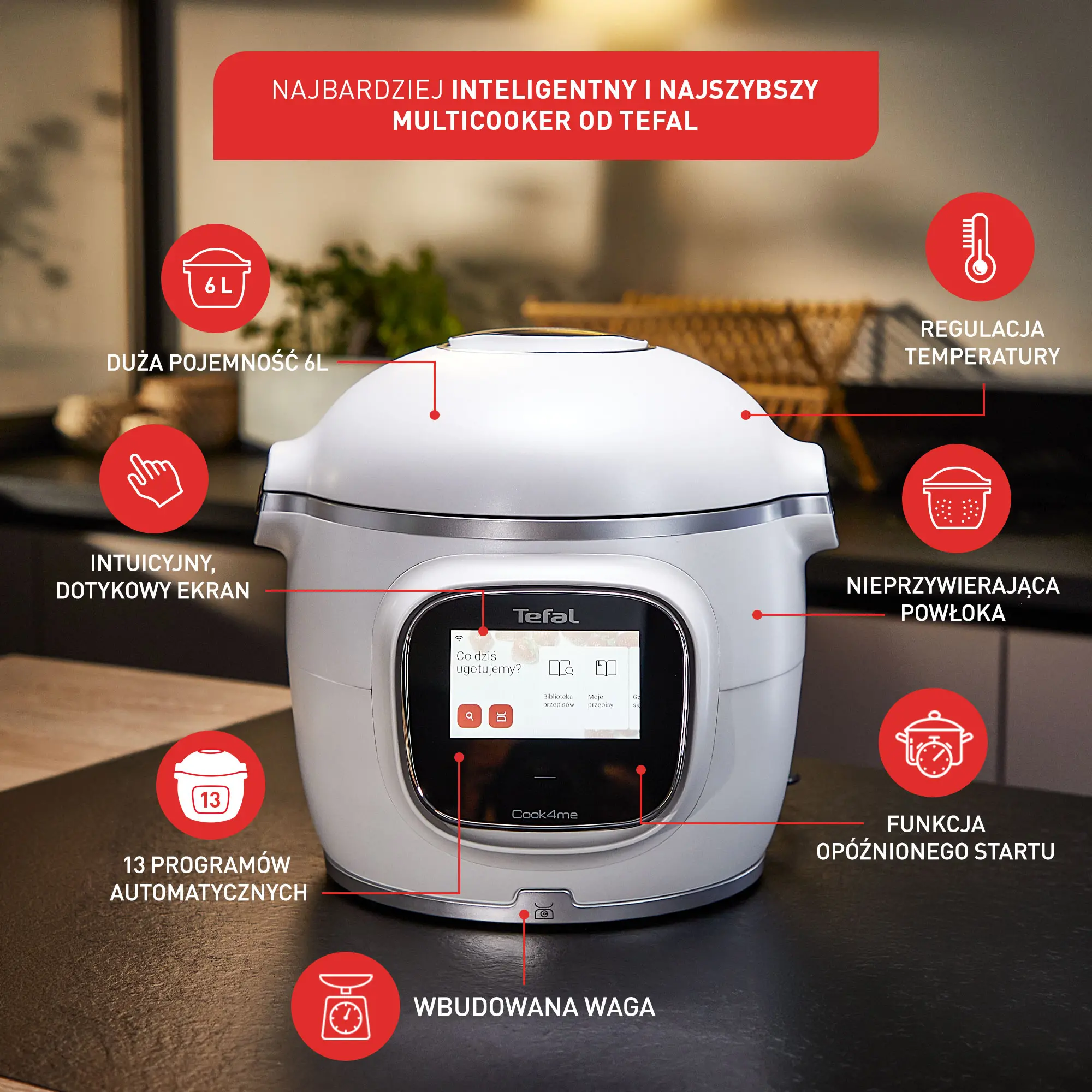 Ruszt Tefal XA60AD