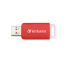 PenDrive Verbatim DataBar 16GB USB 2.0 Czerwony