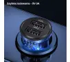 Ładowarka samochodowa USAMS 3A 2xUSB-A Fast Charge Niebieski