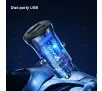 Ładowarka samochodowa USAMS 3A 2xUSB-A Fast Charge Niebieski