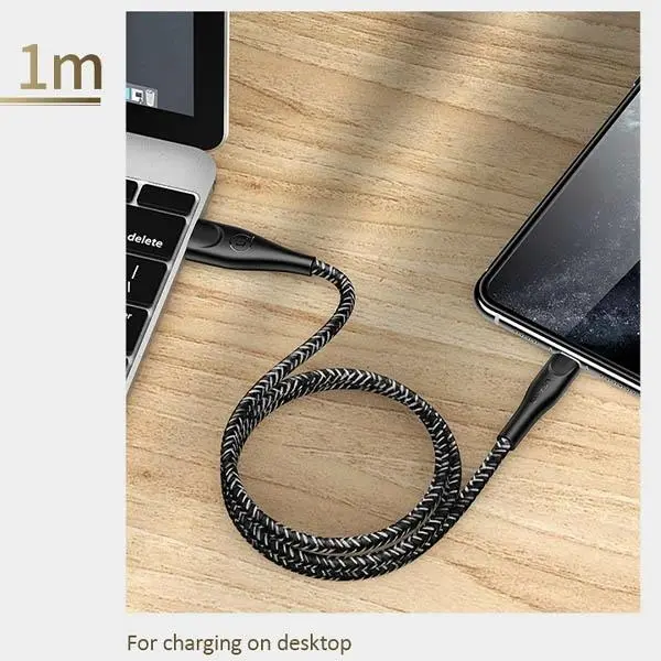 Kabel USAMS USB do Lightning 2A Fast Charge 1m Czerwony