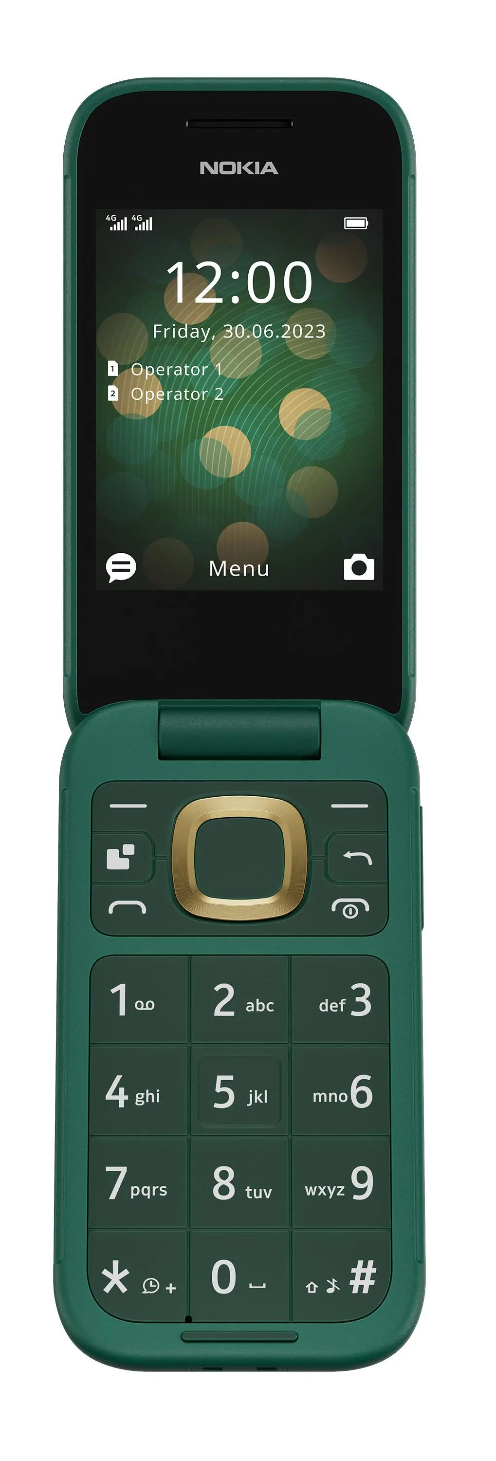 Telefon Nokia 2660 Flip 4G 2,8" 0.3Mpix Zielony
