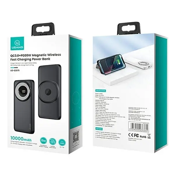 Powerbank USAMS PB62 10000mAh PD 20W Niebieski