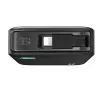 Powerbank USAMS US-CD225 Ze zwijanym kablem Lightning Retractable 10000mAh PD 20W Fast Charge XY Series Fioletowy
