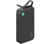 Powerbank USAMS US-CD224 10000mAh PD 20W Fast Charge Ze zwijanym kablem USB-C Retractable Czarny