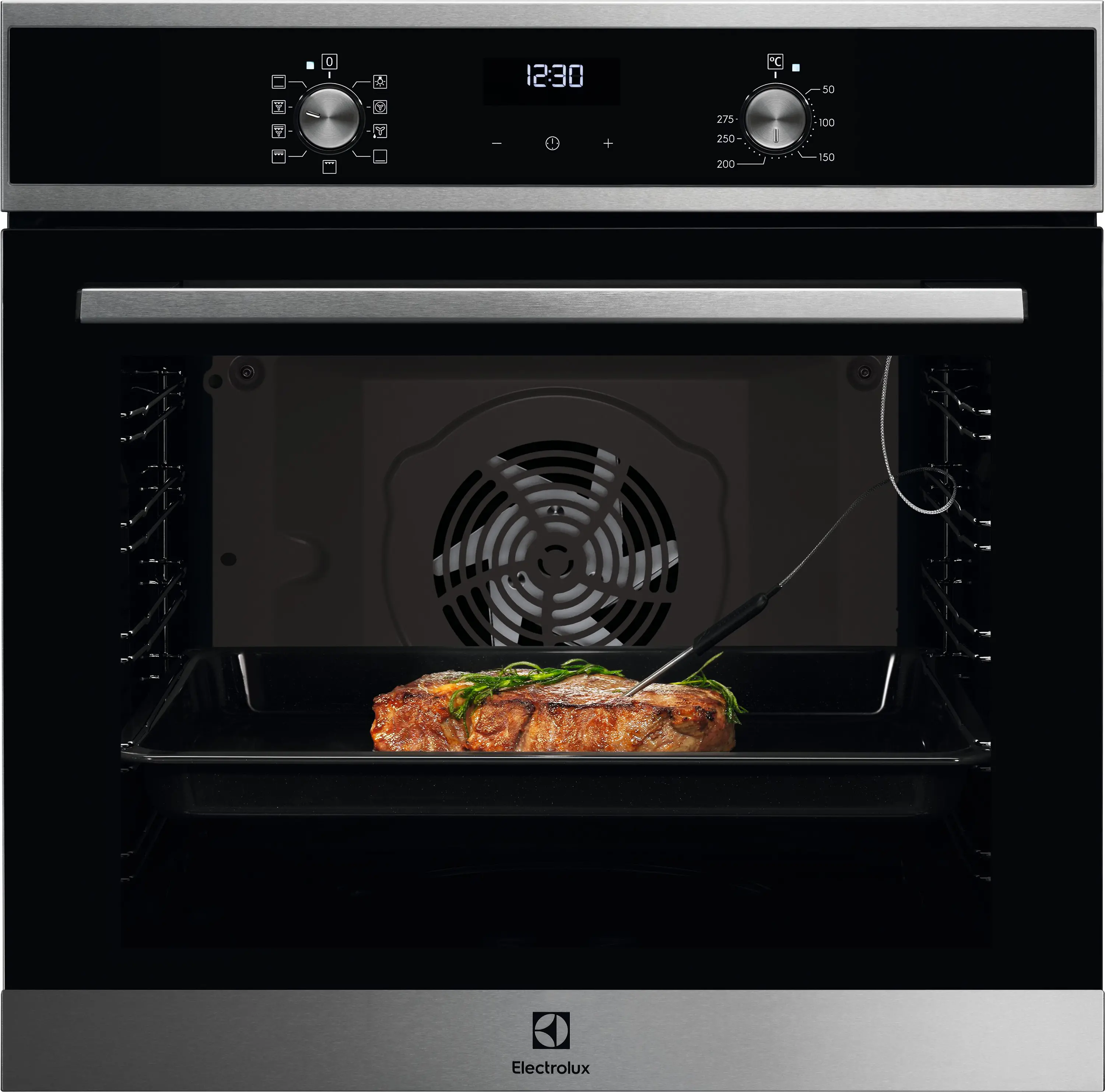 Piekarnik elektryczny Electrolux 700 SenseCook EOE5F71X Termoobieg Termosonda Czarno-stalowy