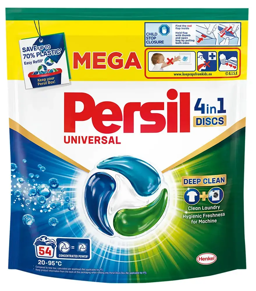 Kapsułki do prania Persil Discs Universal 4w1 54szt.