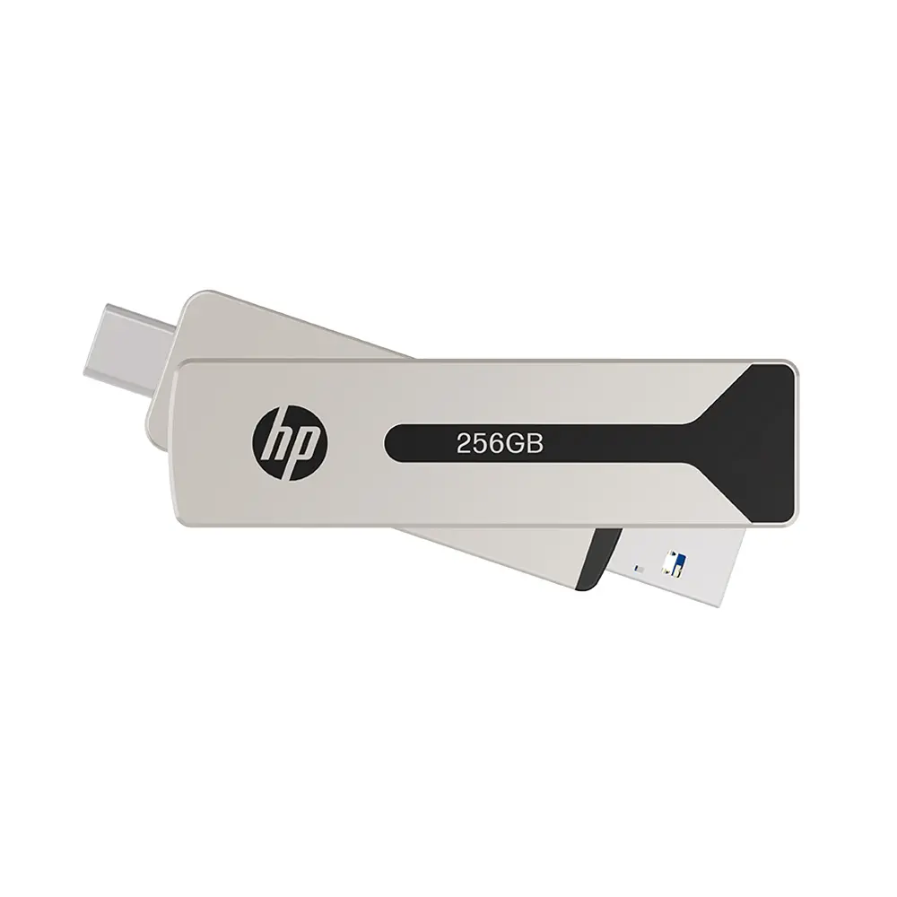 PenDrive HP 911 Pro 256GB USB 3.2 Typ-C / USB 3.2 Srebrny