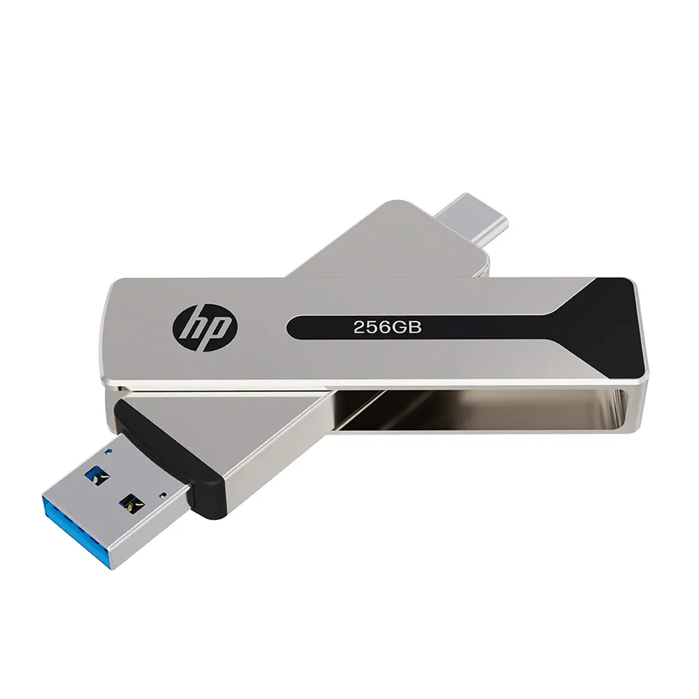 PenDrive HP 911 Pro 256GB USB 3.2 Typ-C / USB 3.2 Srebrny