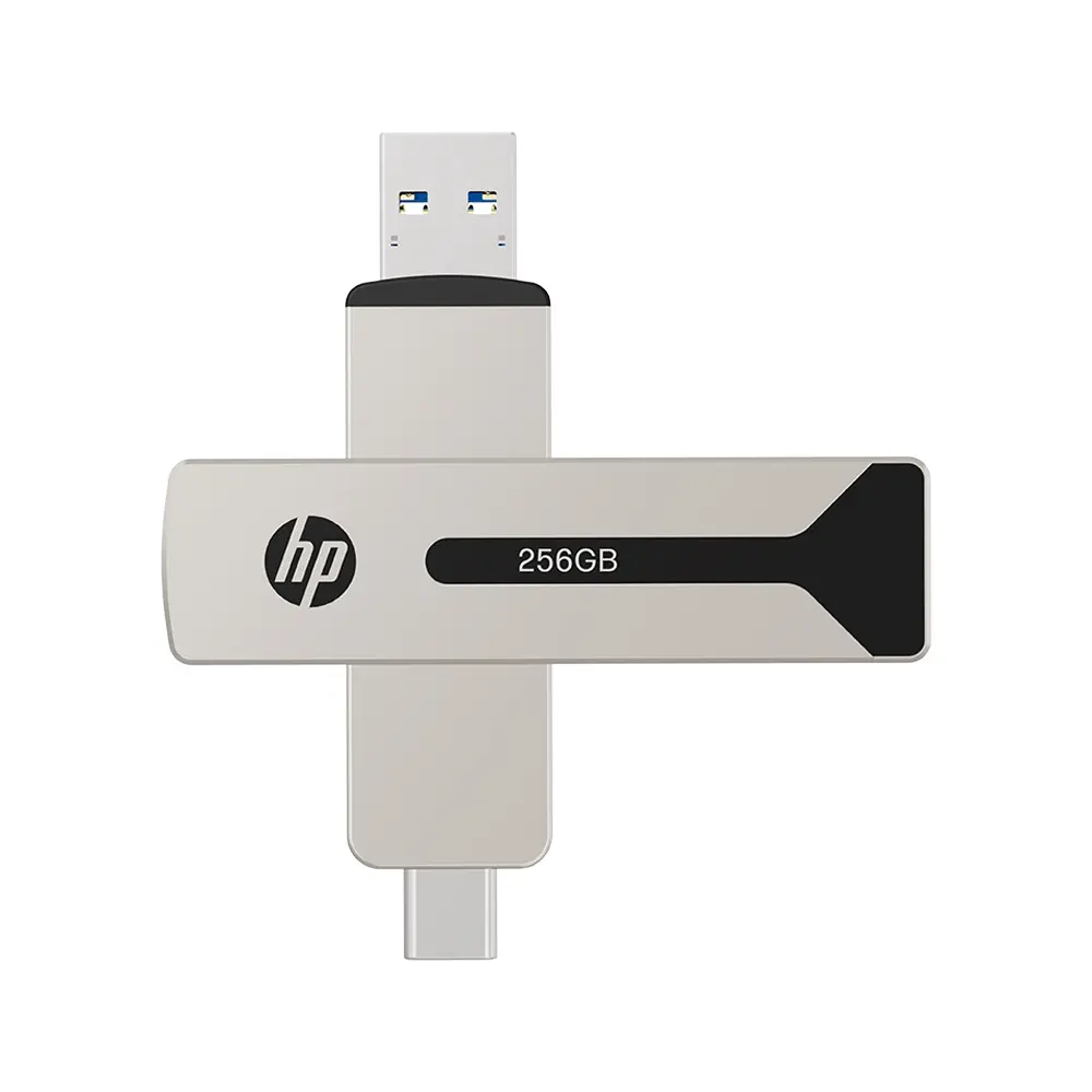 PenDrive HP 911 Pro 256GB USB 3.2 Typ-C / USB 3.2 Srebrny