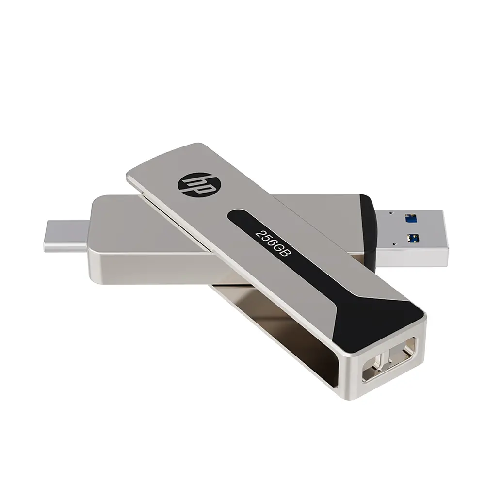 PenDrive HP 911 Pro 256GB USB 3.2 Typ-C / USB 3.2 Srebrny
