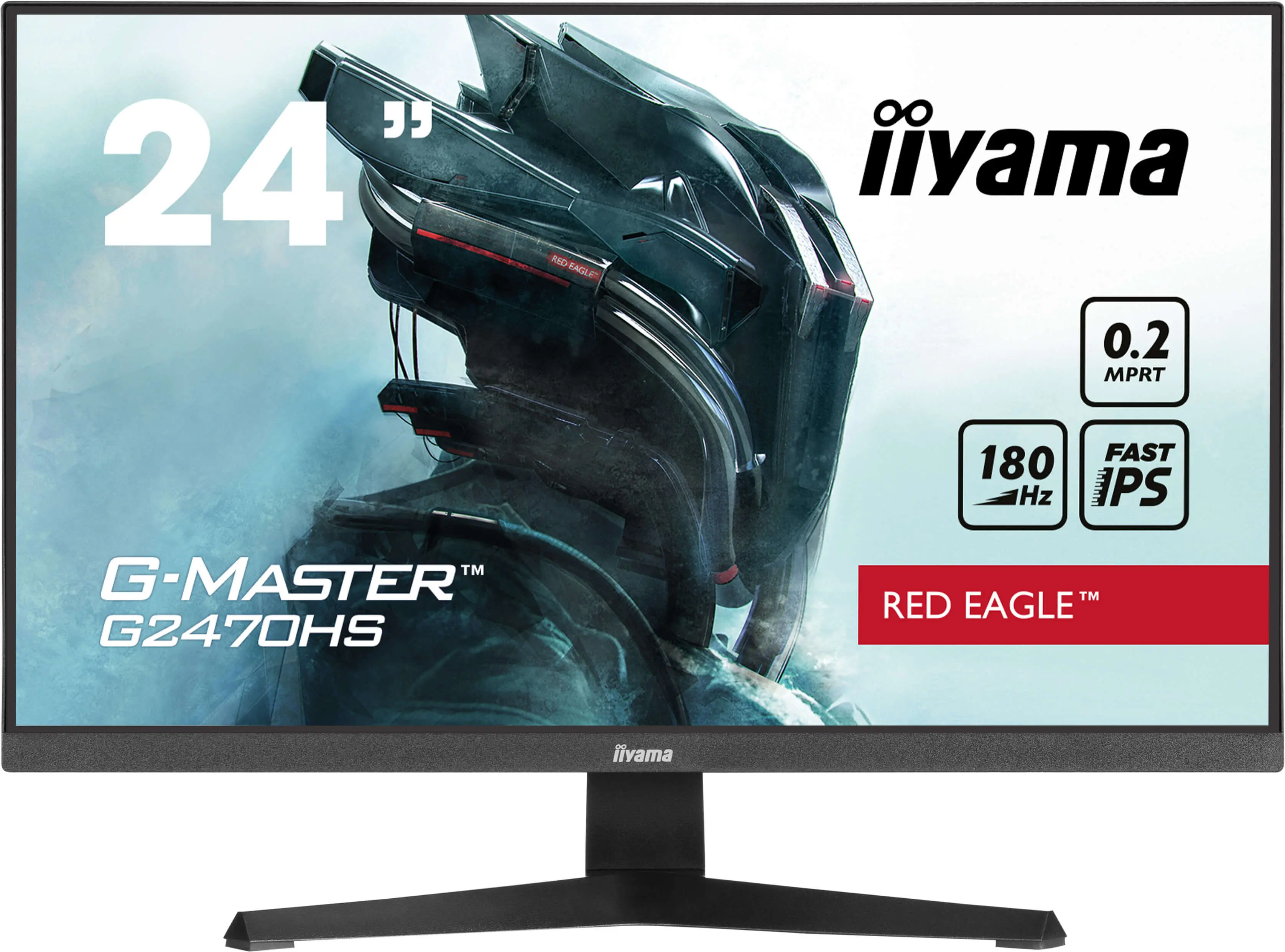 Monitor iiyama G-MASTER Red Eagle G2470HS-B1 23,8" Full HD Fast IPS 180Hz 0,2ms MPRT Gamingowy