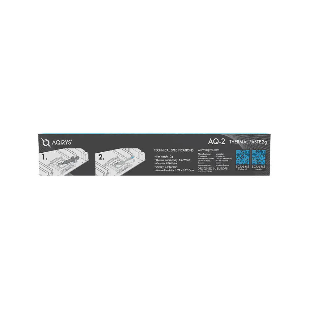 Pasta termoprzewodząca Aqirys AQ-2 2g