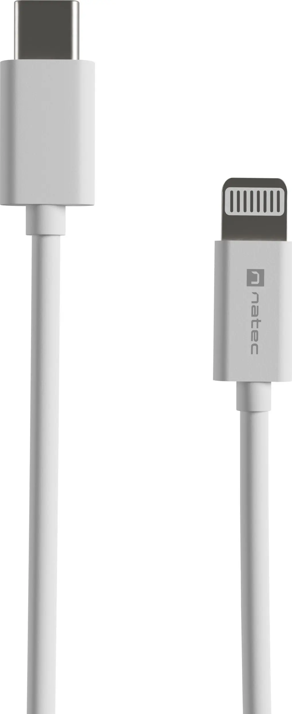 Kabel Natec USB-C do Lightning 1m Biały