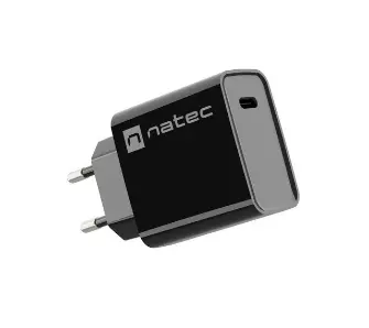 Ładowarka sieciowa Natec Ribera 1x USB-C 20W Czarny