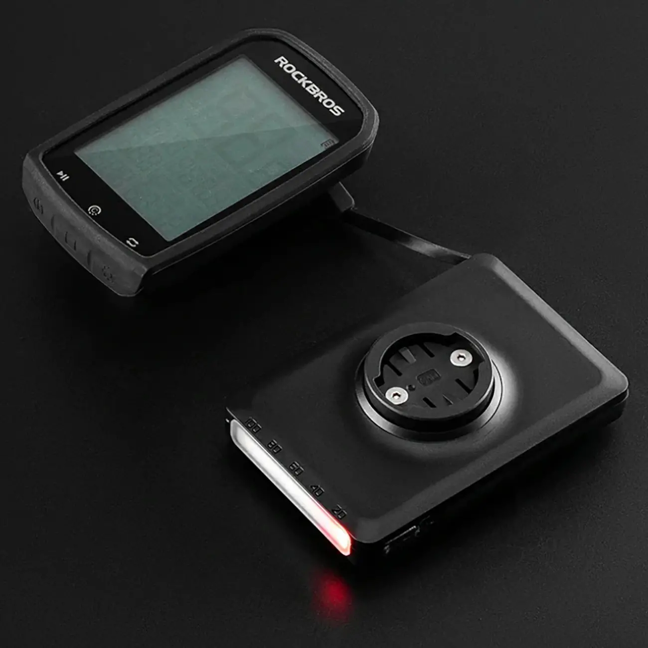 Lampka rowerowa przednia RockBros JP008 Powerbankiem 5000mAh adapterem Garmin