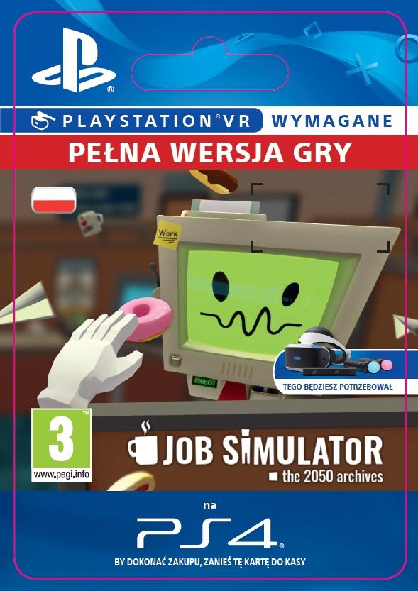 Job Simulator [kod aktywacyjny] Gra na PS4 (Kompatybilna z PS5)