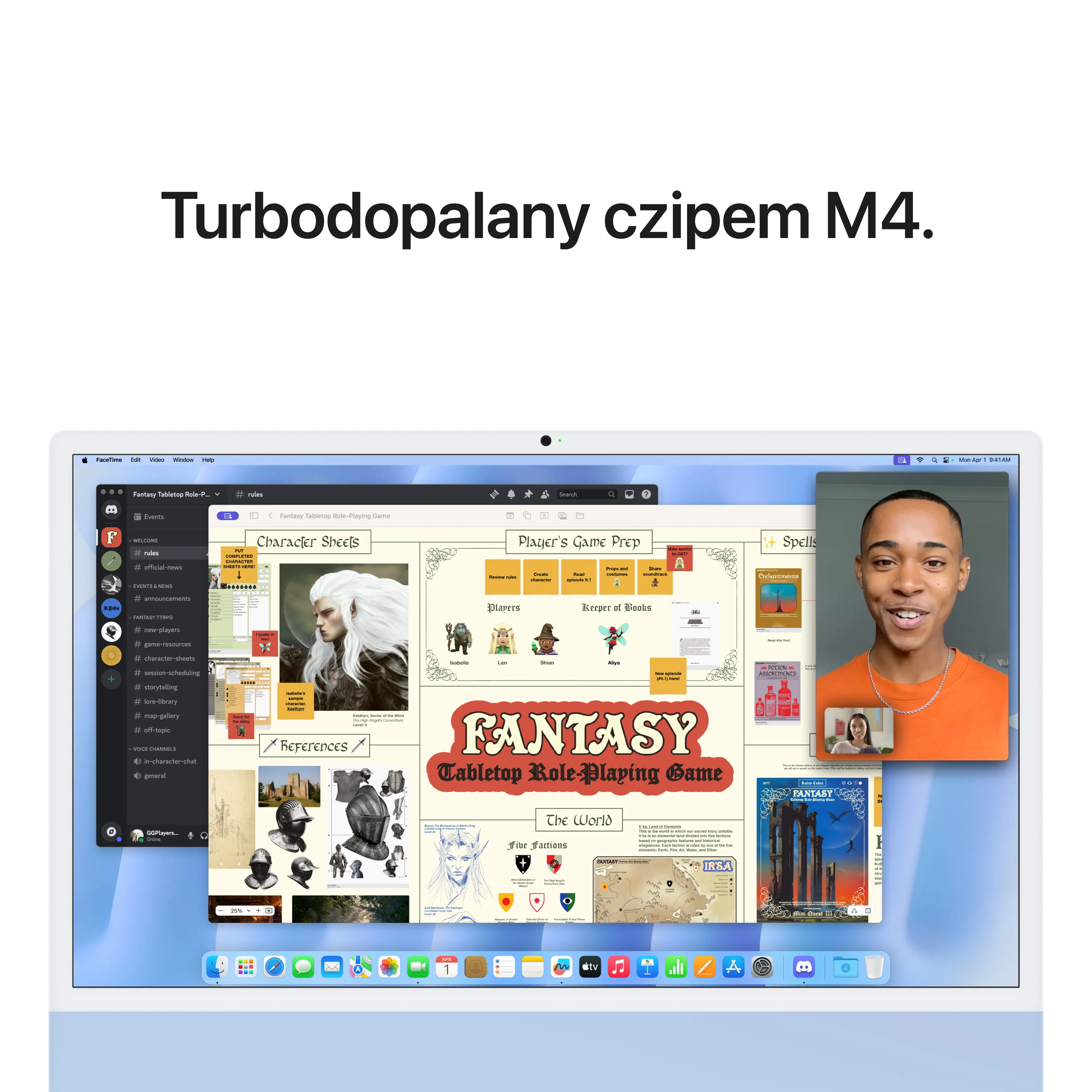 Komputer Apple iMac Retina 4.5K M4 10-rdzeni 23,5" 16GB RAM 256GB Dysk SSD macOS Niebieski