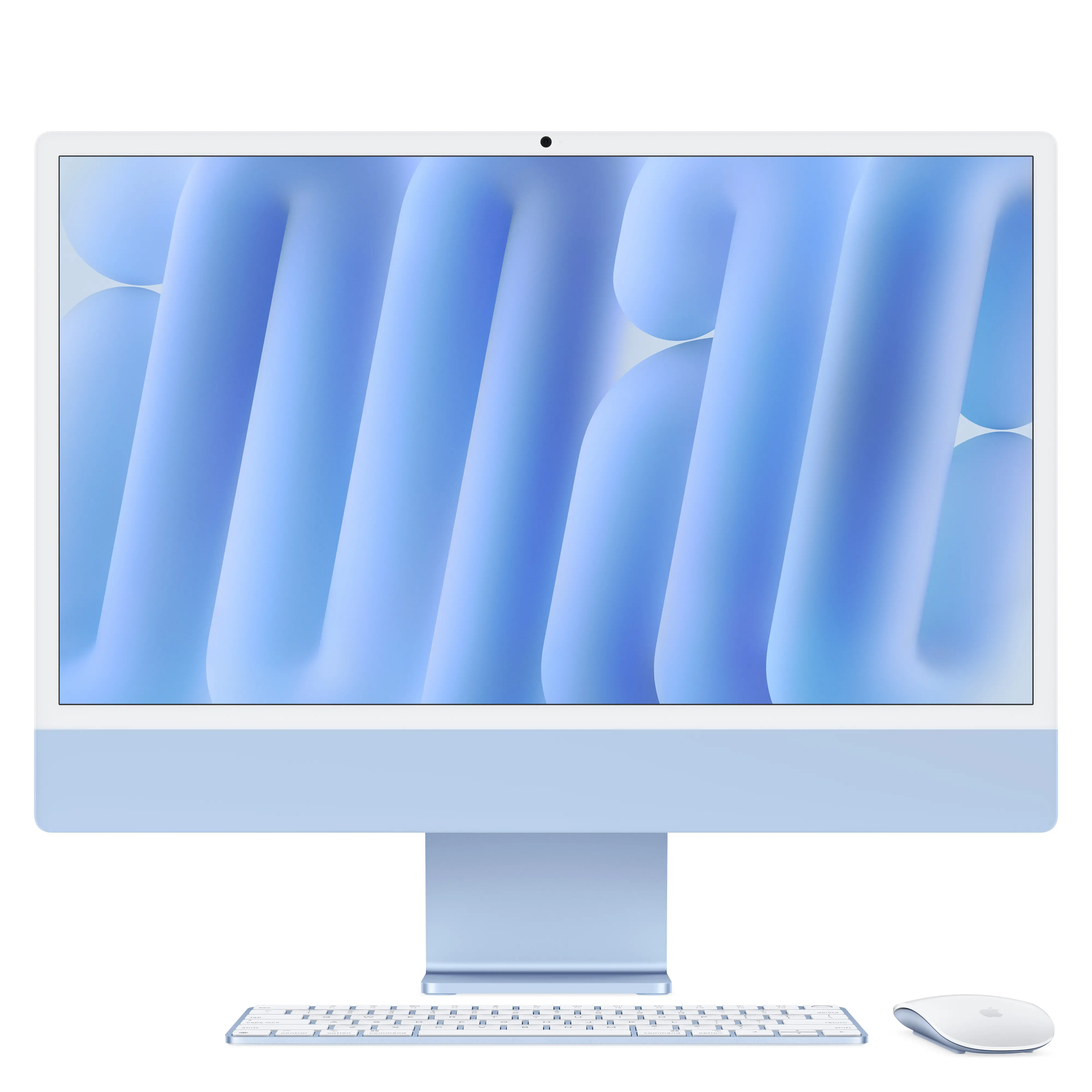 Komputer Apple iMac Retina 4.5K M4 10-rdzeni 23,5" 16GB RAM 256GB Dysk SSD macOS Niebieski