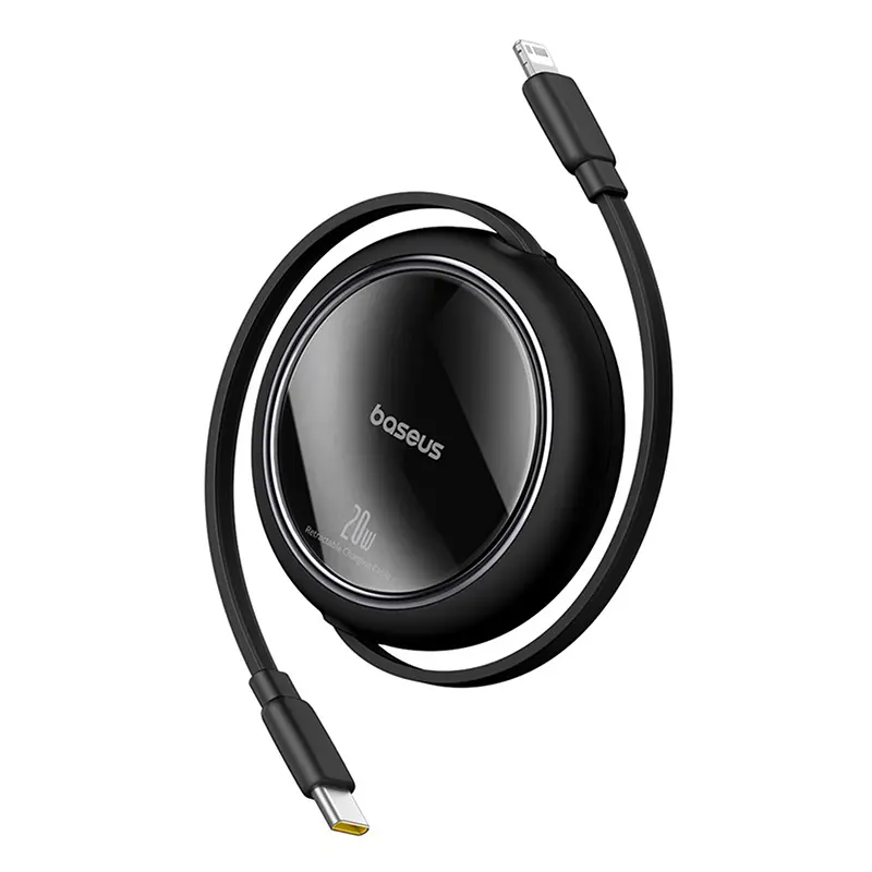 Kabel Baseus Free2Pull USB-C 20W 1m Czarny