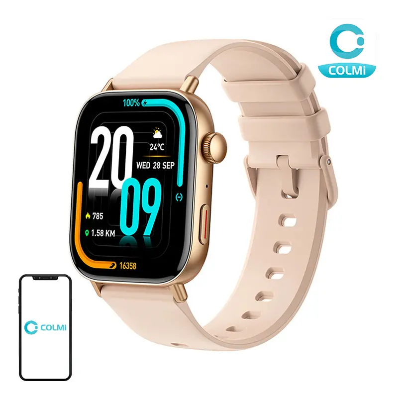 Smartwatch Colmi C8 Max 52mm Złoty