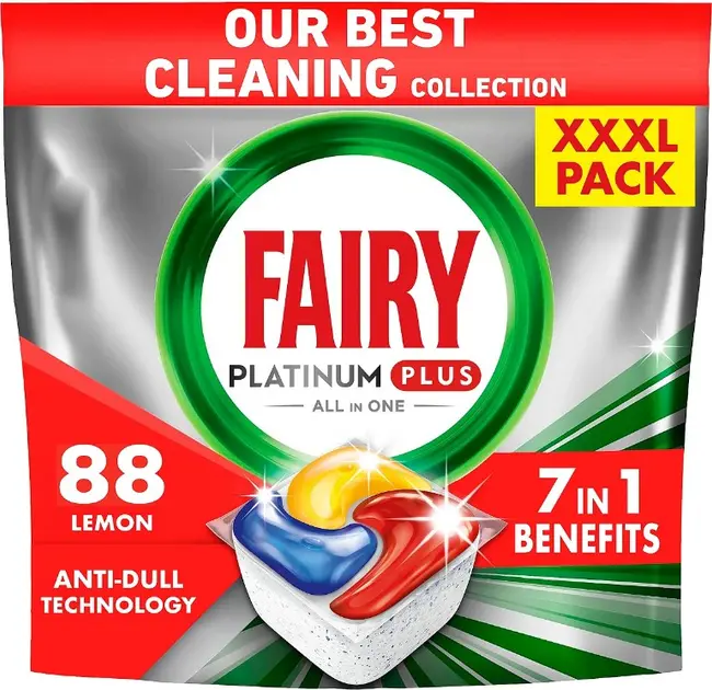 Kapsułki do zmywarki Fairy Platinum Plus All In One Lemon 88szt.