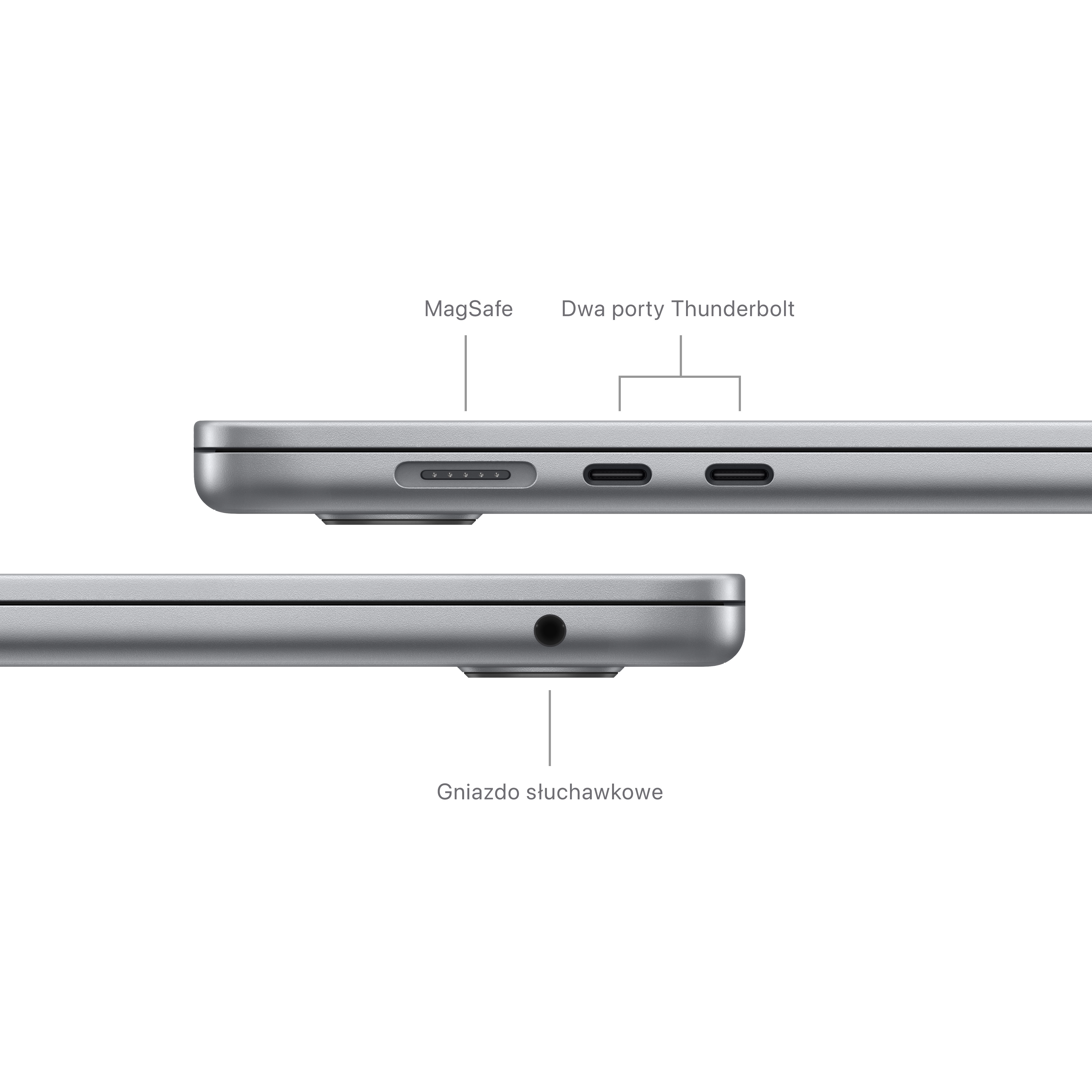 Apple MacBook Air 2024 15,3" M3 24GB RAM 512GB Dysk macOS Gwiezdna Szarość