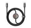 Kabel Mcdodo 2w1 CA-5680 USB-C do Lightning + ładowarka Apple Watch 36W 1,5m Czarny