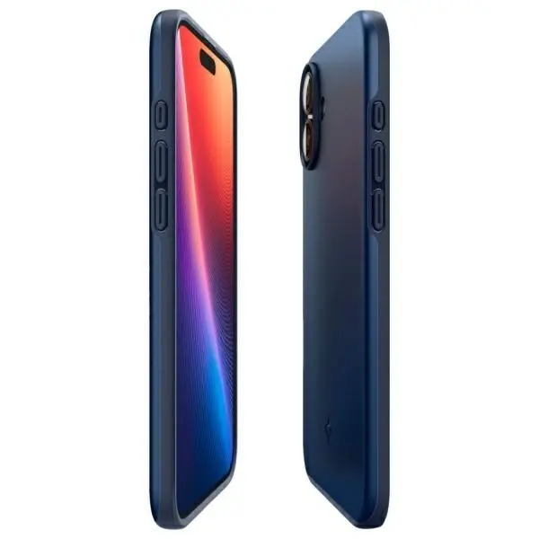 Etui Spigen Thin Fit MagSafe do iPhone 16 Granatowy