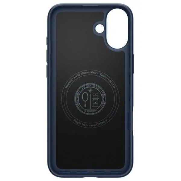 Etui Spigen Thin Fit MagSafe do iPhone 16 Granatowy