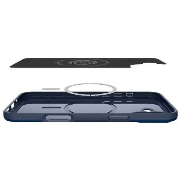 Etui Spigen Thin Fit MagSafe do iPhone 16 Granatowy