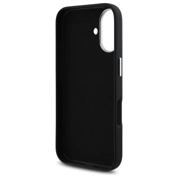 Etui BMW M Smooth Full Wrapped Metal do iPhone 16 Czarny
