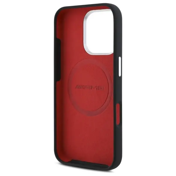 Etui Mercedes-Benz Silicone Graphics MagSafe do iPhone 16 Pro Max Czarny