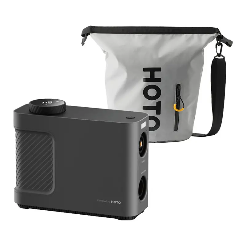 Kompresor samochodowy Hoto Przenośny kompresor, pompka QWCQB002 (3x 2500 mAh, 150 PSI, 350 L, 12V)