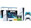 Konsola Sony PlayStation 5 Slim D Chassis (PS5) 1TB z napędem Fortnite Cobalt + Dodatkowy Pad Fortnite + EA SPORTS FC 25