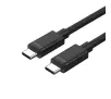 Kabel Unitek USB-C do USB-C 2m Czarny