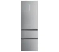 Haier Seria 5 HTW5618ENMG Funkcje AI Pełny No Frost 185cm Komora świeżości Zdalne sterowanie Inox