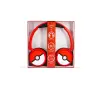 Słuchawki bezprzewodowe z mikrofonem OTL Technologies Pokémon Pokeball Wireless Dla Dzieci Nauszne Czerwono-czarny