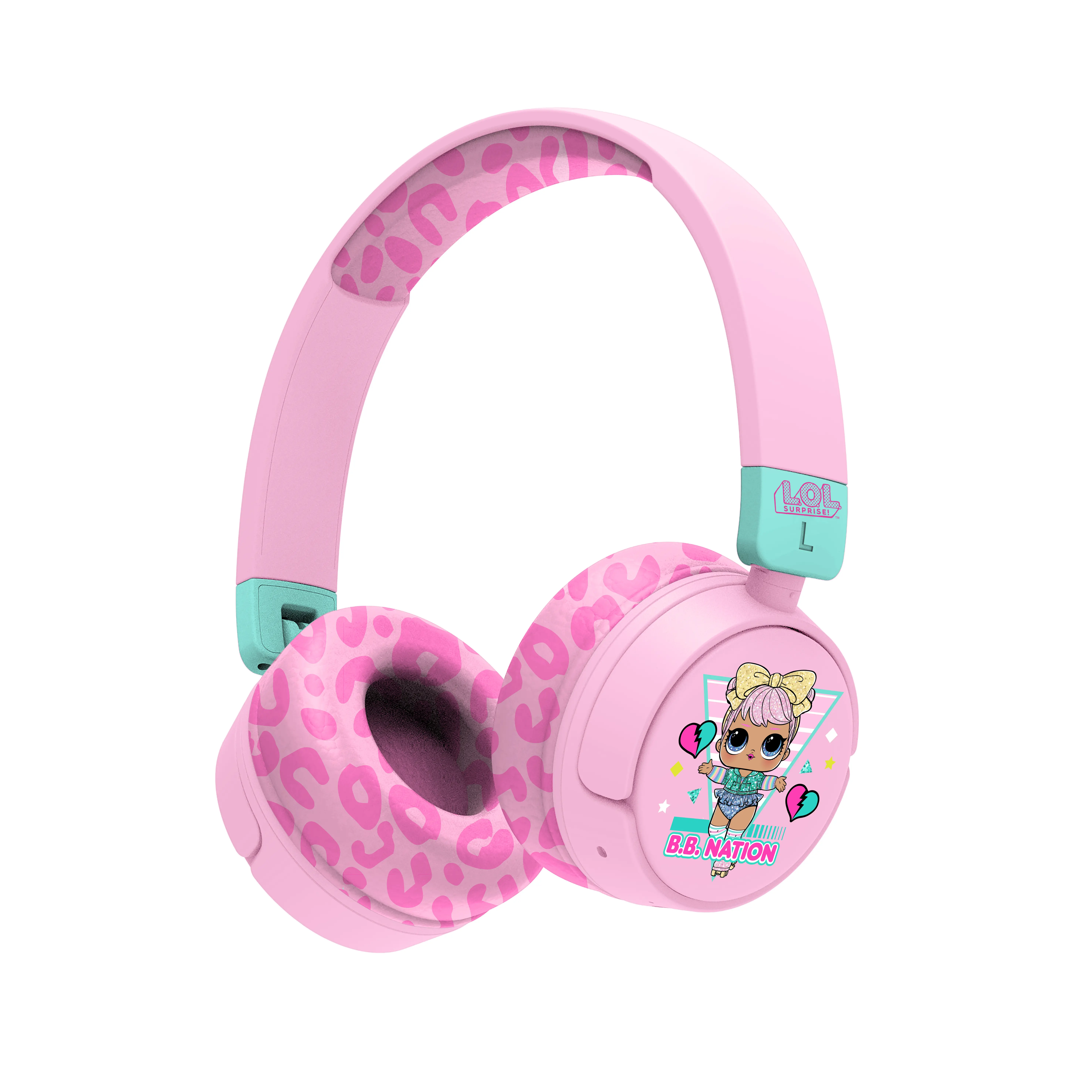 OTL Technologies L.O.L. Surprise! B.B. Nation Kids Wireless Dla Dzieci Nauszne Różowy