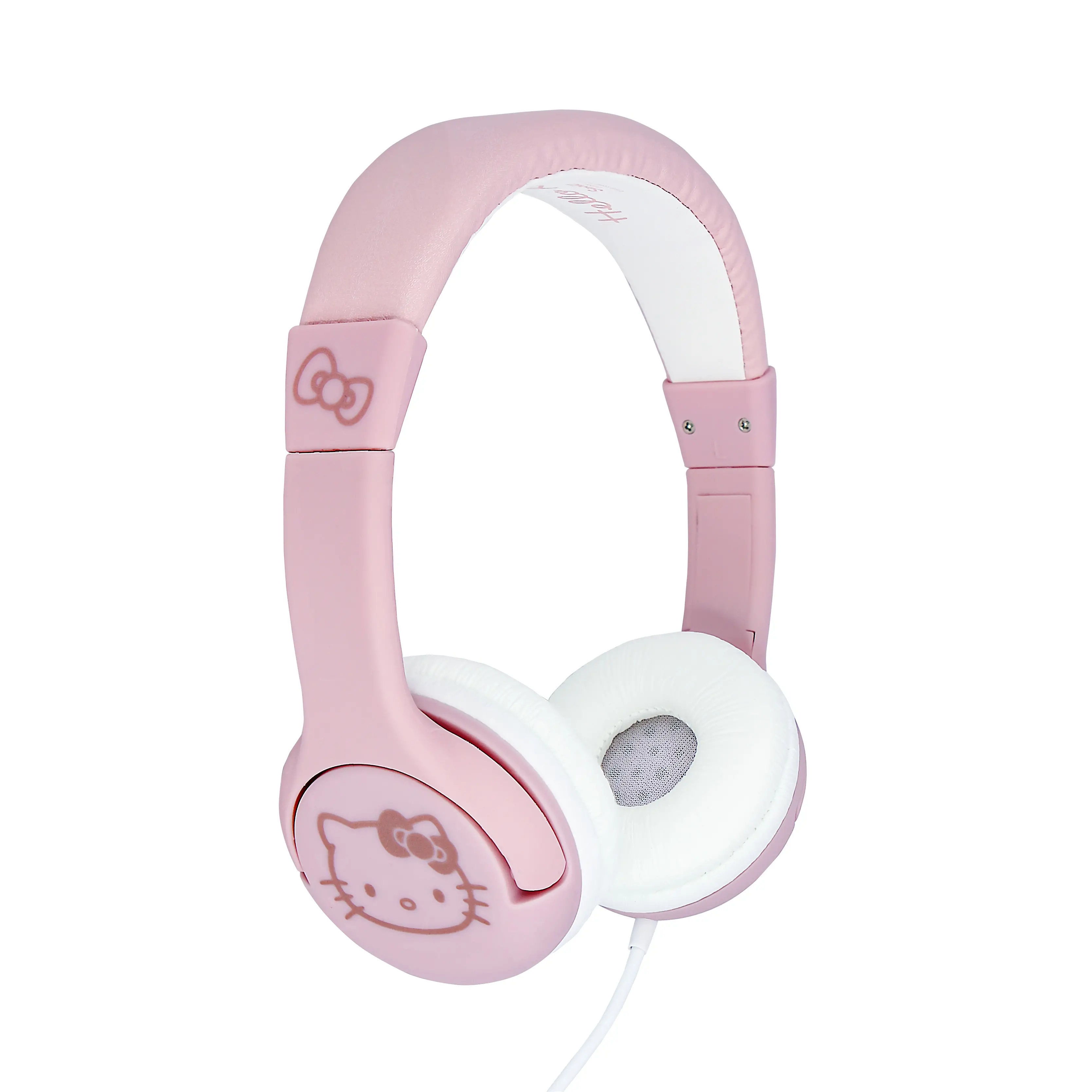Słuchawki przewodowe OTL Technologies Hello Kity Rose Gold Dla dzieci Nauszne Różowe złoto