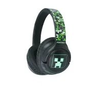 OTL Technologies Minecraft Wireless LED Nauszne Zielony
