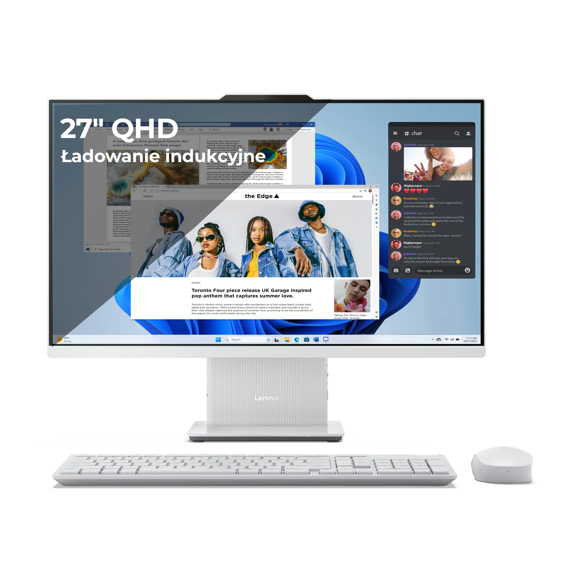 Komputer Lenovo IdeaCentre AIO 27IRH9 i7-13620H 27" 16GB RAM 1TB Dysk SSD Win11 Cloud Grey