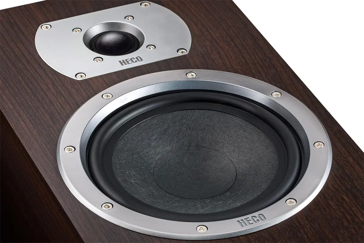 Zestaw stereo Pioneer A-10AE Srebrny + Heco Victa Prime 302 Espresso