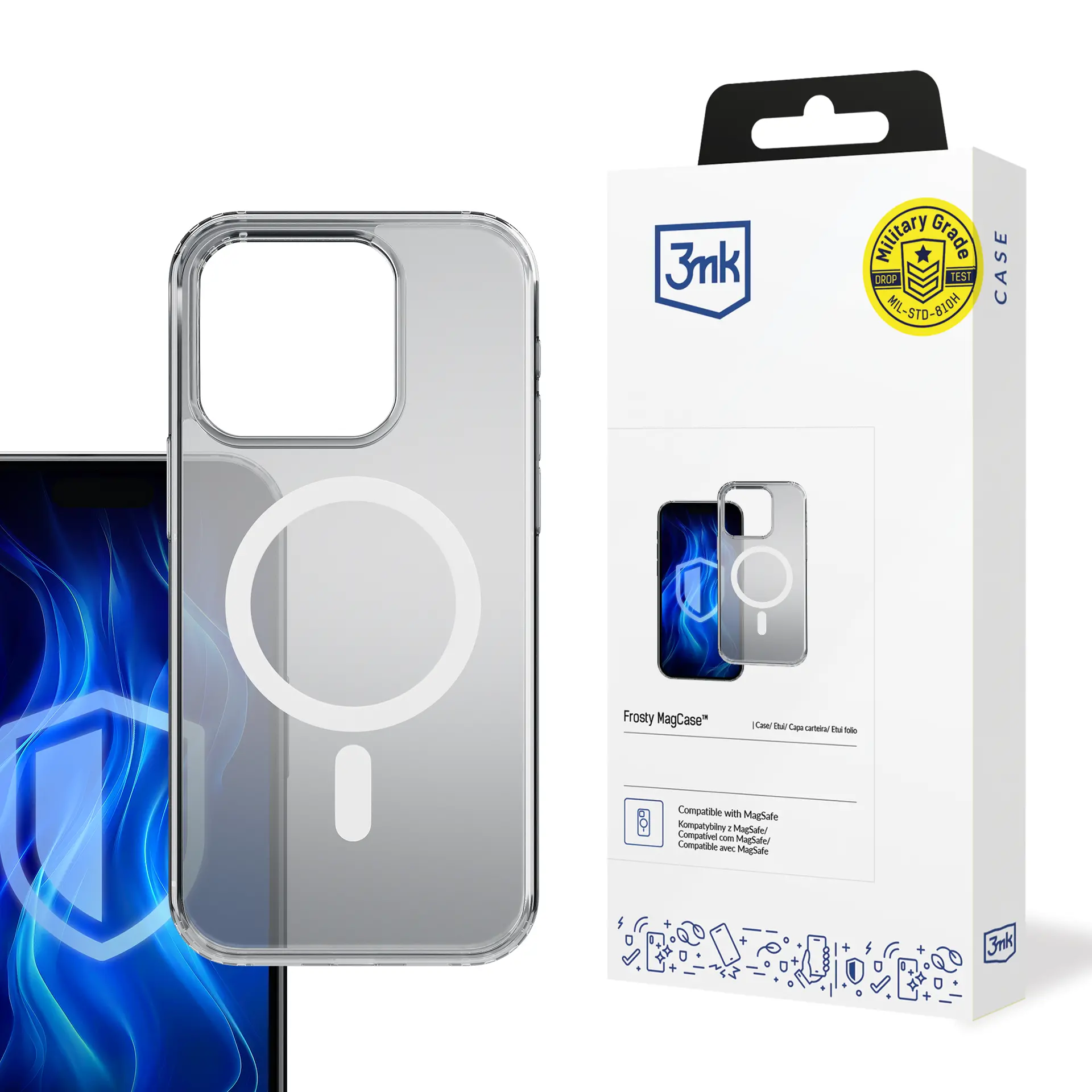 Etui 3mk Frosty MagCase do iPhone 16 Pro Max Biały