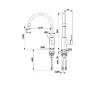 Bateria KFA Armatura Duero Basic U 6623-911-22 Stalowa Inox